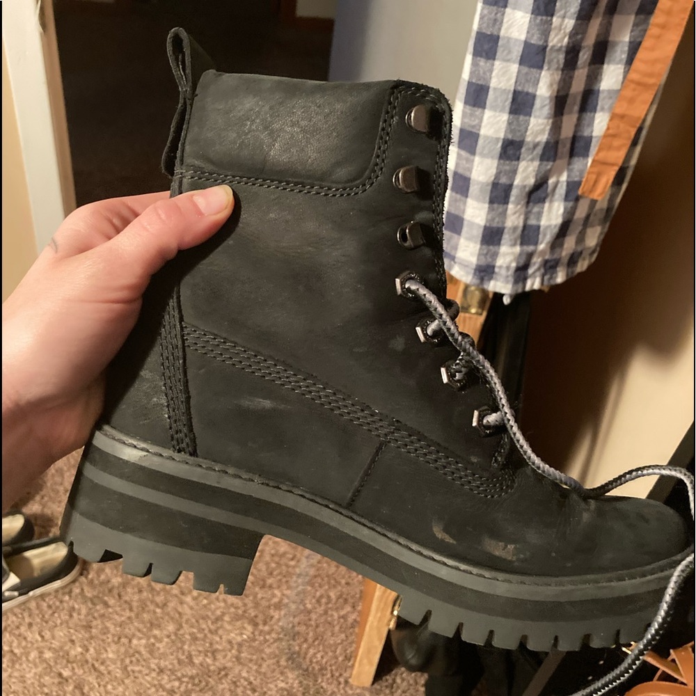 timberland boots with heel